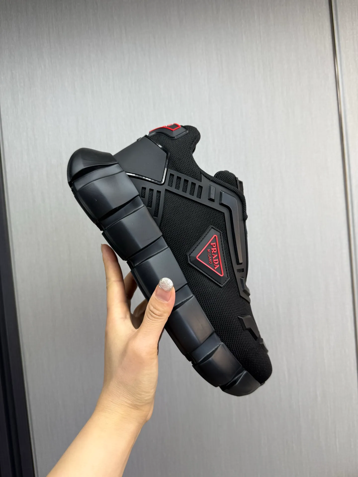 Factory price 580💰 [PRADA] Men's shoes are popular in the counter, official website is synchronized, 1 high-quality shipment ✔️Original mesh + cowhide lining, 1🆚1 replica, original bottom, 38-45 (45 customized, non-refundable)